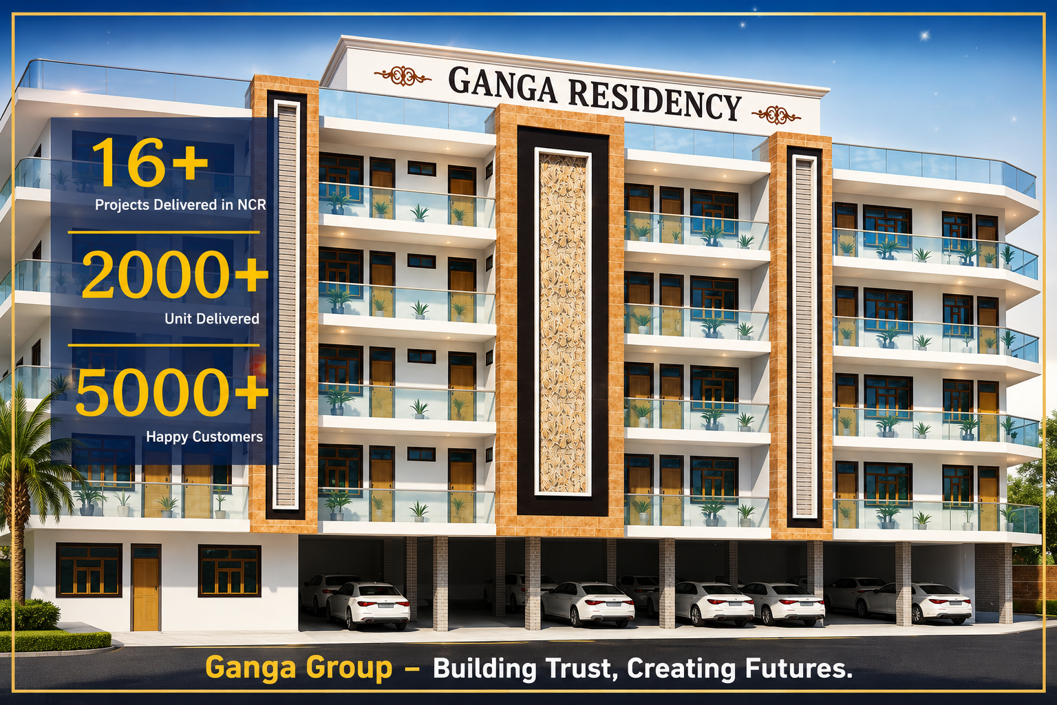 Ganga Residency 2/3/4 BHK Ultra Luxury Flats